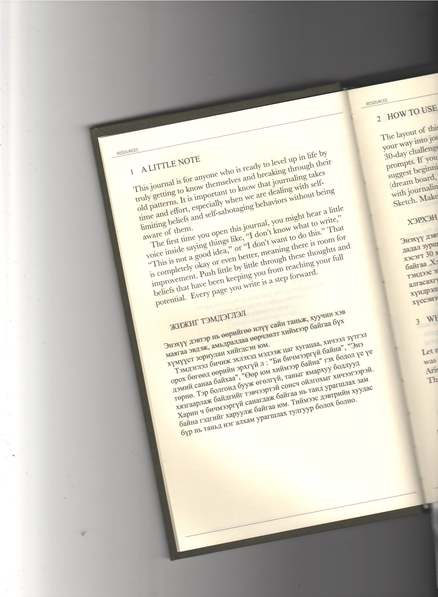 Mind, body, soul journaling дэвтэр